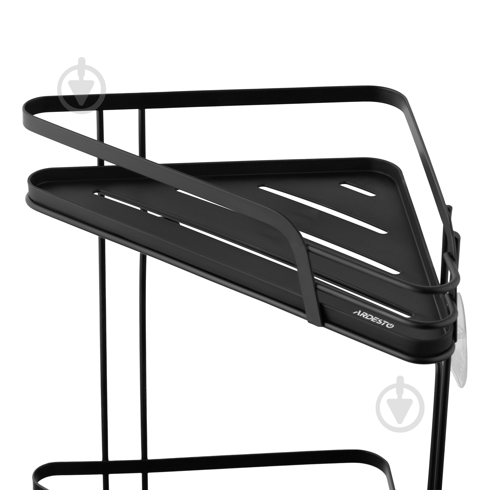 Полка ARDESTO Vigor 2-ярусная 22 см черный ARHK4503PB - фото 3
