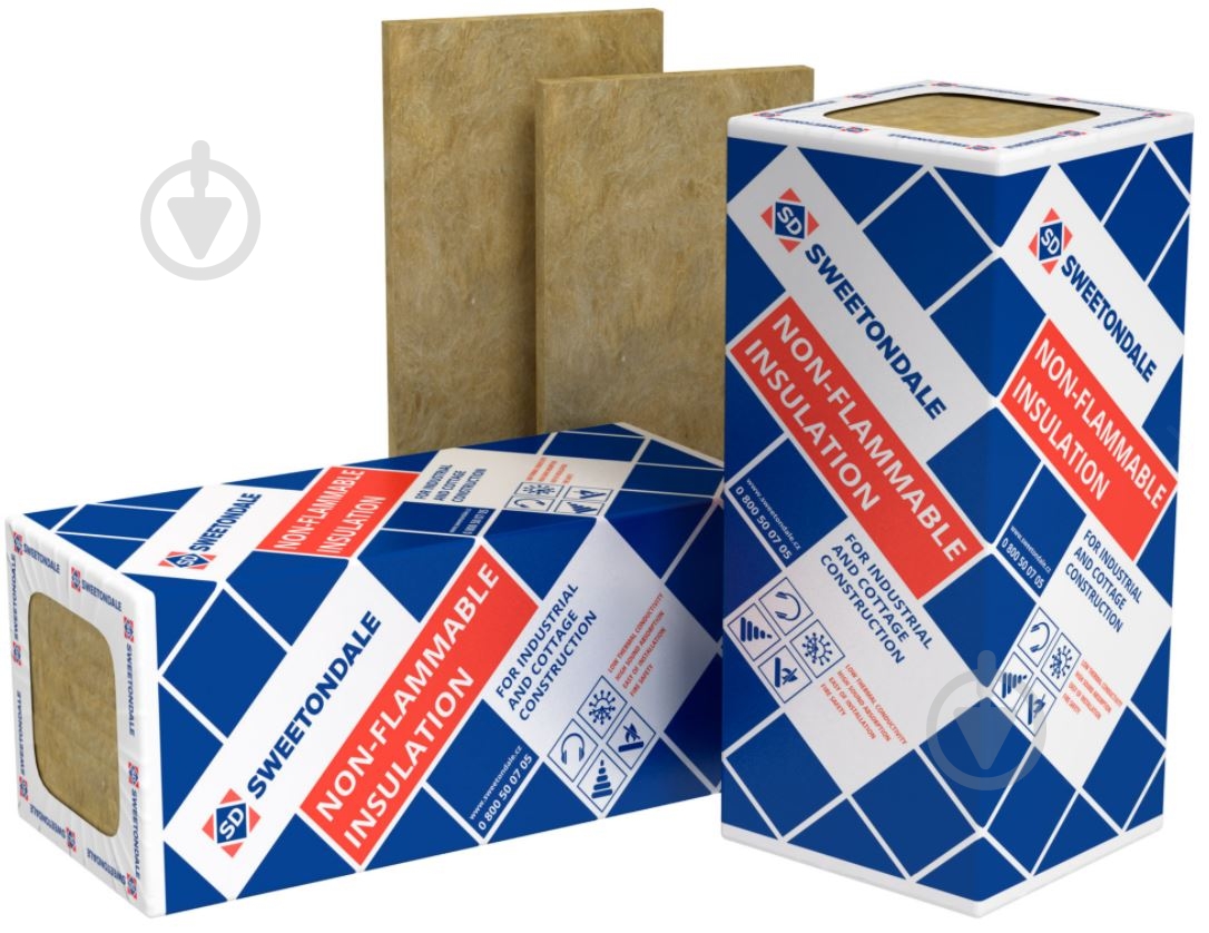 Базальтовая вата SWEETONDALE Технолайт Экстра 50 мм 5,76 кв.м - фото 1