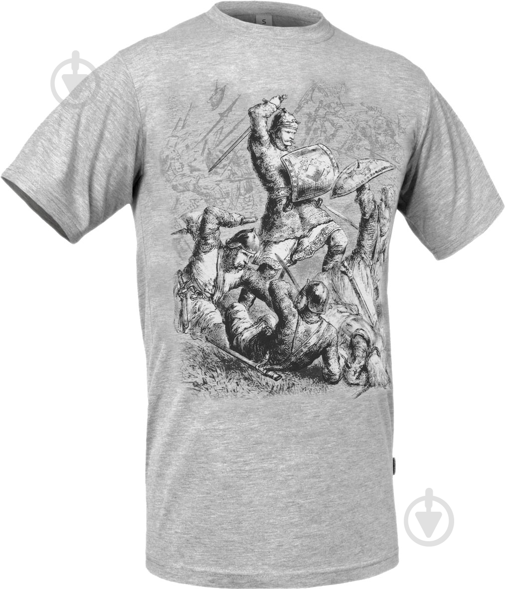 Футболка P1G Битва при Ашдаун р. M [1232] Iron Grey - фото 1