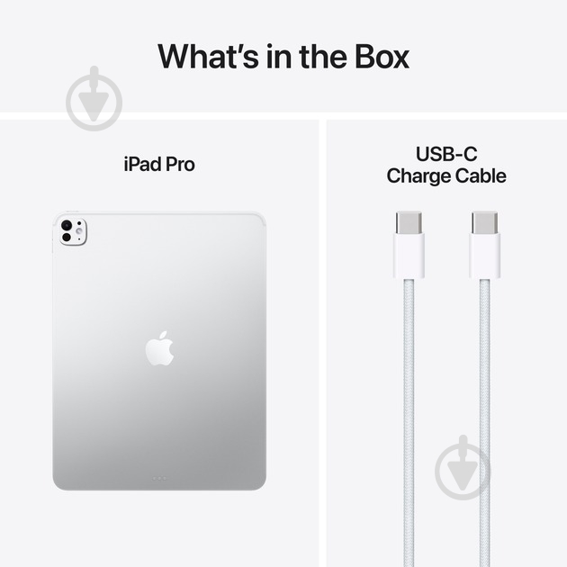 Планшет Apple iPad Pro 2025 13" 16/2TB Wi‑Fi + Cellular Silver (ME8K4TY/A) - фото 9 Планшет Apple iPad Pro 2025 13" 16/2TB Wi‑Fi + Cellular Silver (ME8K4TY/A) - фото 9