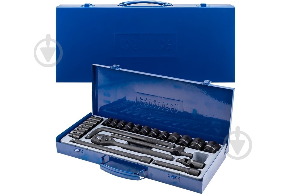 Набор ручного инструмента Scheppach 1/2'' 6 граней 24 шт. SCH-4245B-5MPB - фото 3 Набор ручного инструмента Scheppach 1/2'' 6 граней 24 шт. SCH-4245B-5MPB - фото 3