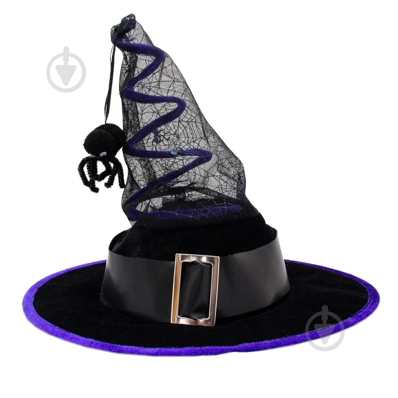 Шапочка карнавальна Девілон Ковпак відьми, 37х35 см чорний - фото 1