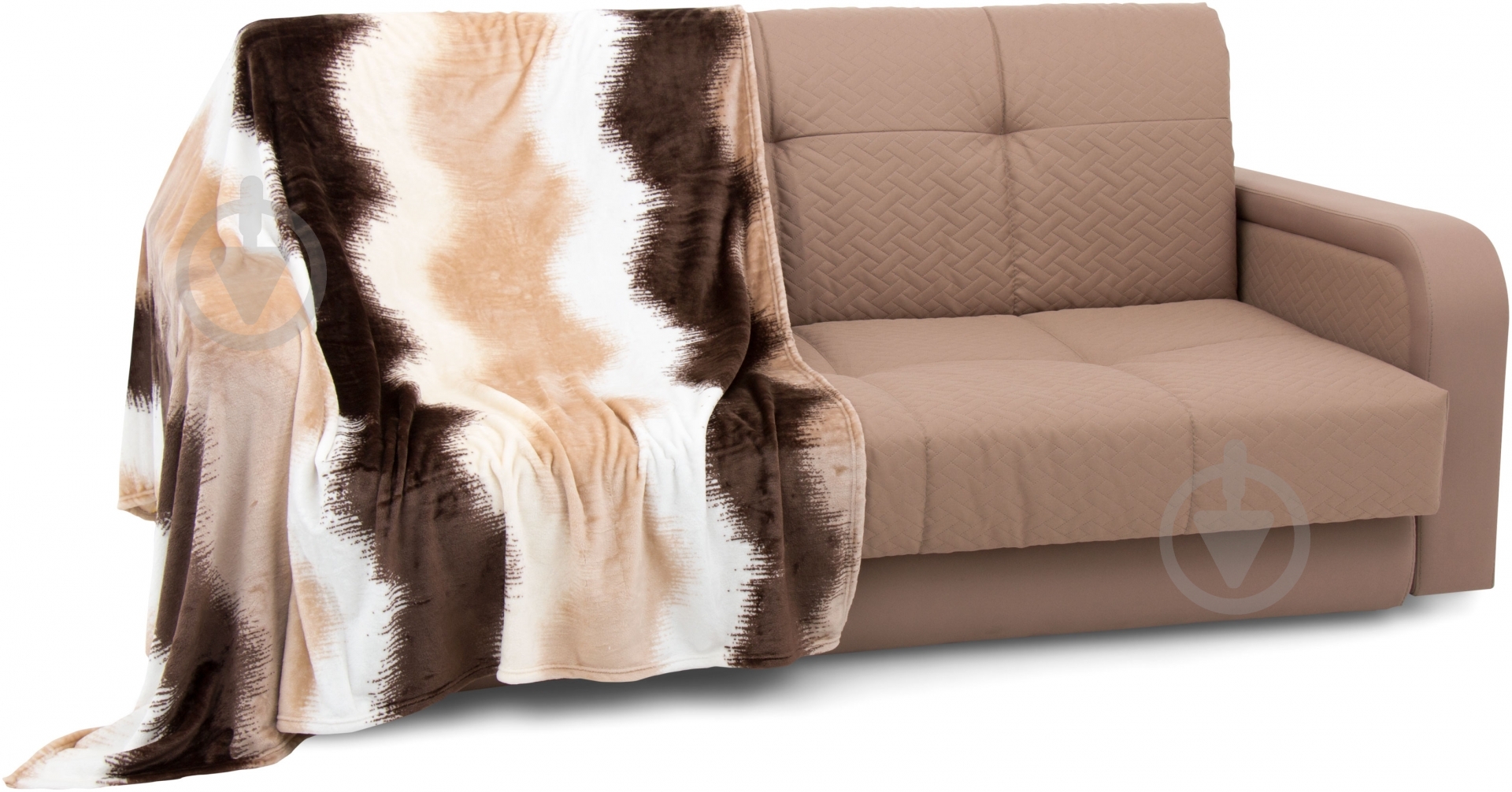 Плед Омбре 220x240 см бежевый La Nuit - фото 2