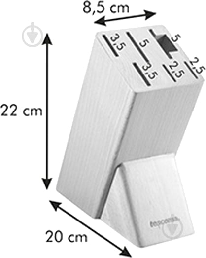 Блок для ножей Tescoma NOBLESSE 869512 - фото 2 Блок для ножей Tescoma NOBLESSE 869512 - фото 2