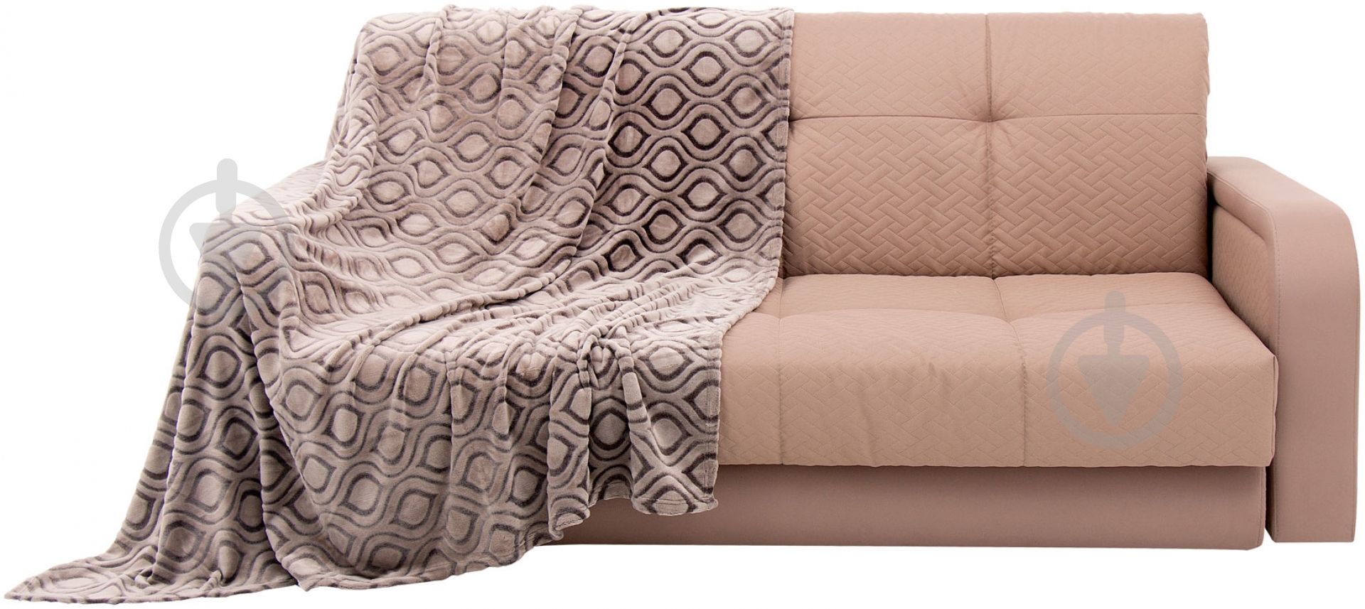 Плед Supertouch Ромб 160x200 см бежевый La Nuit - фото 1 Плед Supertouch Ромб 160x200 см бежевый La Nuit - фото 1