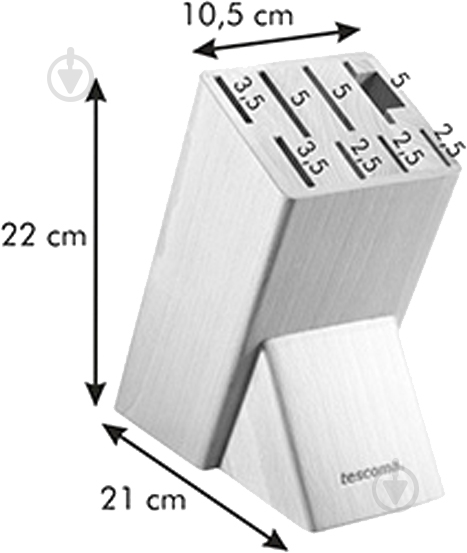Блок для ножей Tescoma NOBLESSE 869514 - фото 2 Блок для ножей Tescoma NOBLESSE 869514 - фото 2