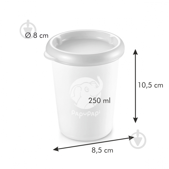 Контейнер Tescoma Papu Papi 250 мл 2 шт./уп. розовый 667632 - фото 3 Контейнер Tescoma Papu Papi 250 мл 2 шт./уп. розовый 667632 - фото 3