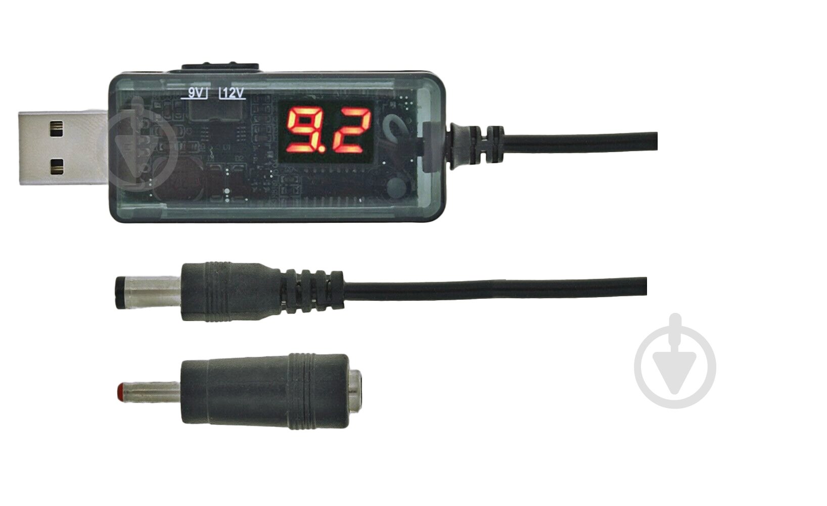 Кабель питания Maxxter USB-AM на 5.5 / 3.5 мм, 9/12V, 0.8 м 0,8 м black (UB-DC9/12-0.8M) - фото 1 Кабель питания Maxxter USB-AM на 5.5 / 3.5 мм, 9/12V, 0.8 м 0,8 м black (UB-DC9/12-0.8M) - фото 1