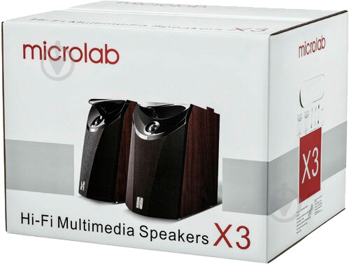 Акустическая система Microlab X-3 2.0 black - фото 10
