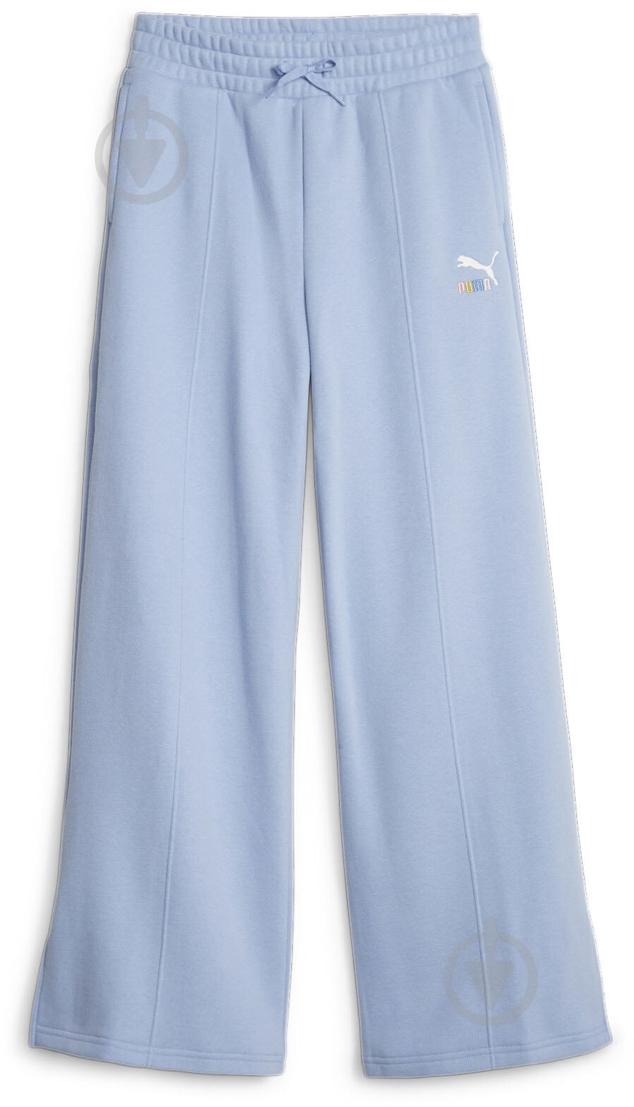Брюки Puma CLASSICS SWEATER WTHR SWEATPANTS FL G 62161648 р. 152 голубой - фото 1