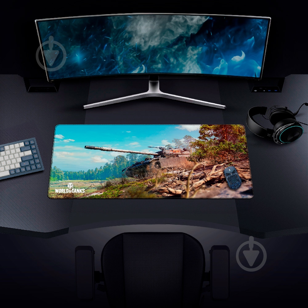 Игровой коврик Wargaming World of Tanks CS-52 LIS Out of the Woods XL Multicolored 42 x 90 см (FSWGMP_52WOOD_XL) - фото 7