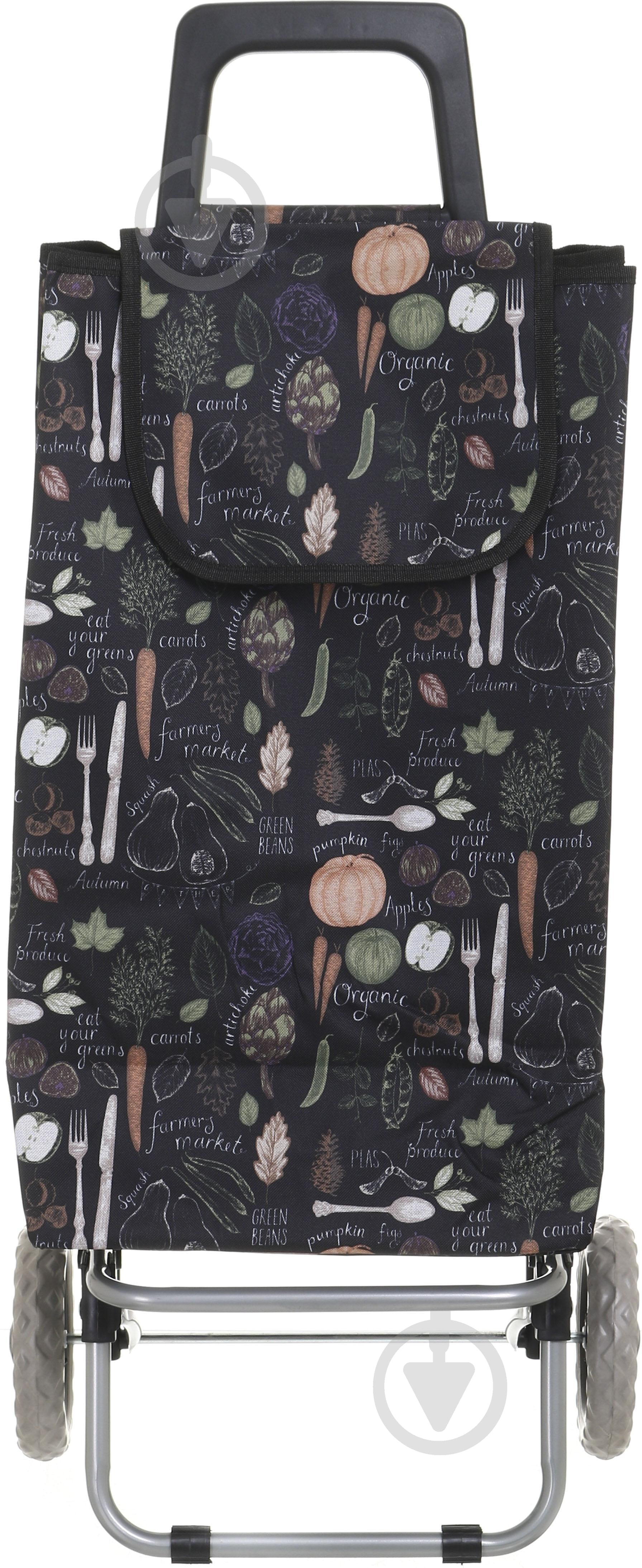 Тележка хозяйственная Ницца черная 306-72 - фото 1