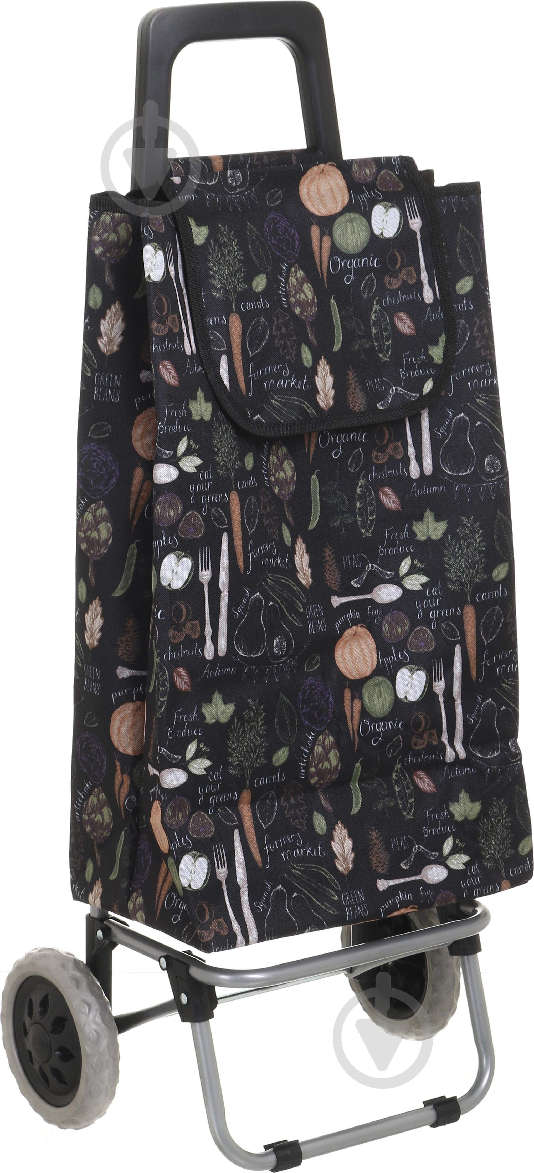 Тележка хозяйственная Ницца черная 306-72 - фото 2