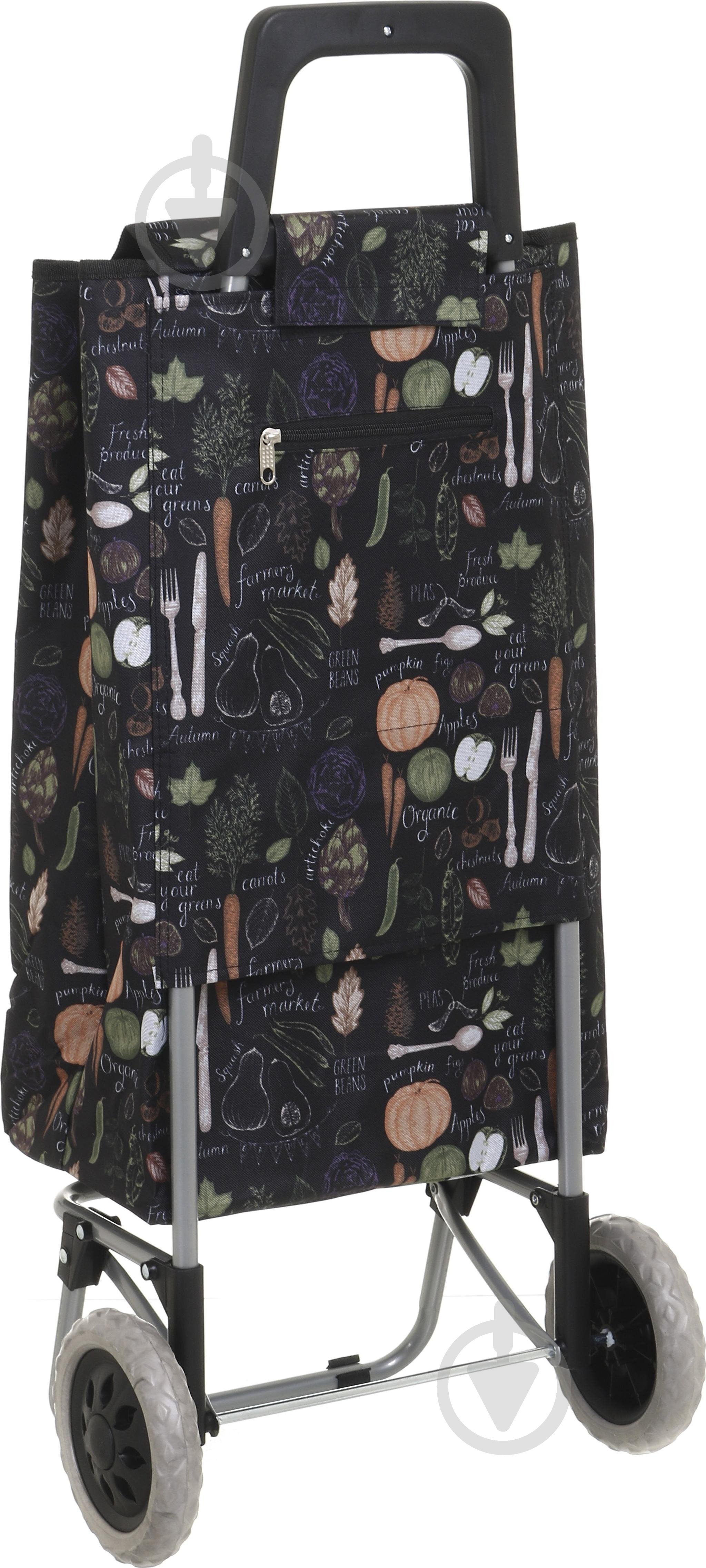 Тележка хозяйственная Ницца черная 306-72 - фото 3