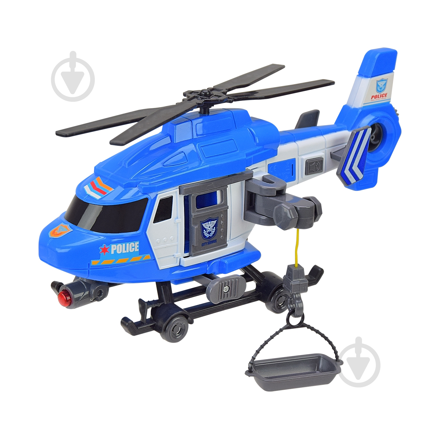 Поліцейський вертоліт Shantou 1:16 JS128B - фото 3