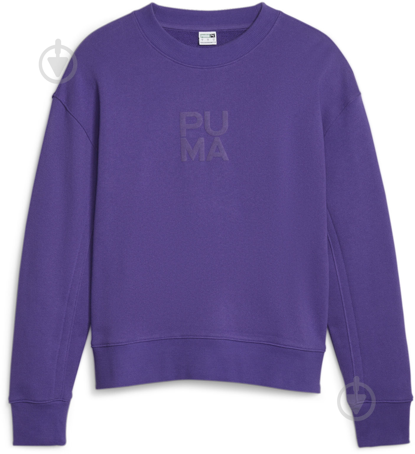 Свитшот Puma INFUSE CREW TR 62167218 р.M фиолетовый - фото 1
