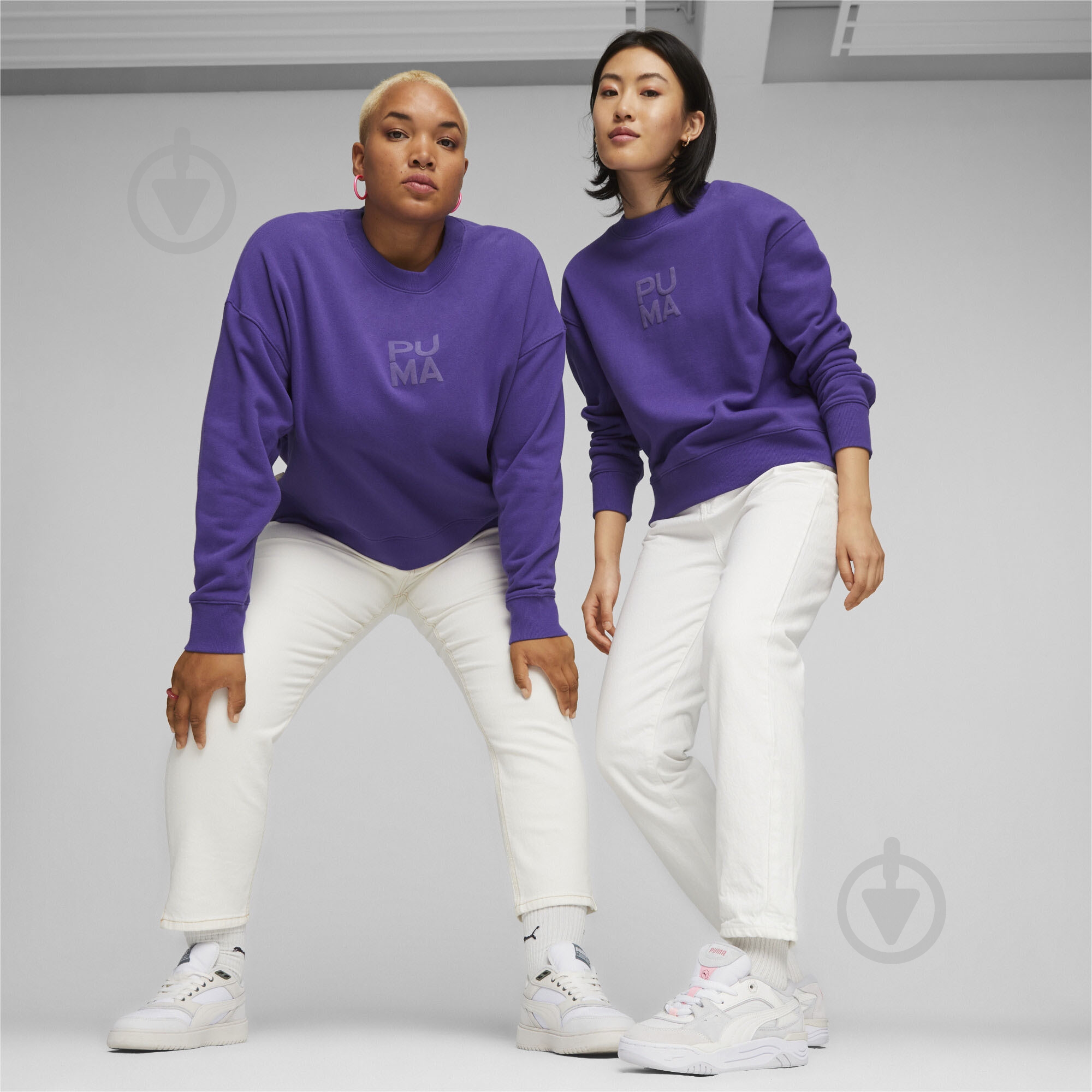 Свитшот Puma INFUSE CREW TR 62167218 р.M фиолетовый - фото 3