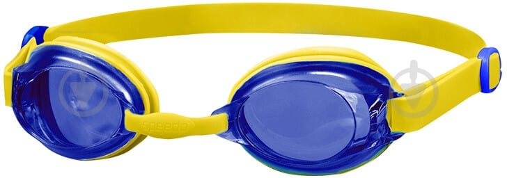 Очки для плавания Speedo Jet JU 8-09298B567 one size желтый/голубой - фото 1
