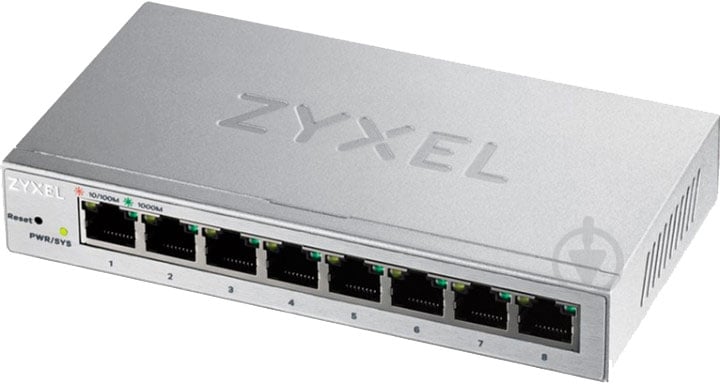 Комутатор Zyxel GS1200-8 (GS1200-8-EU0101F) - фото 1 Комутатор Zyxel GS1200-8 (GS1200-8-EU0101F) - фото 1