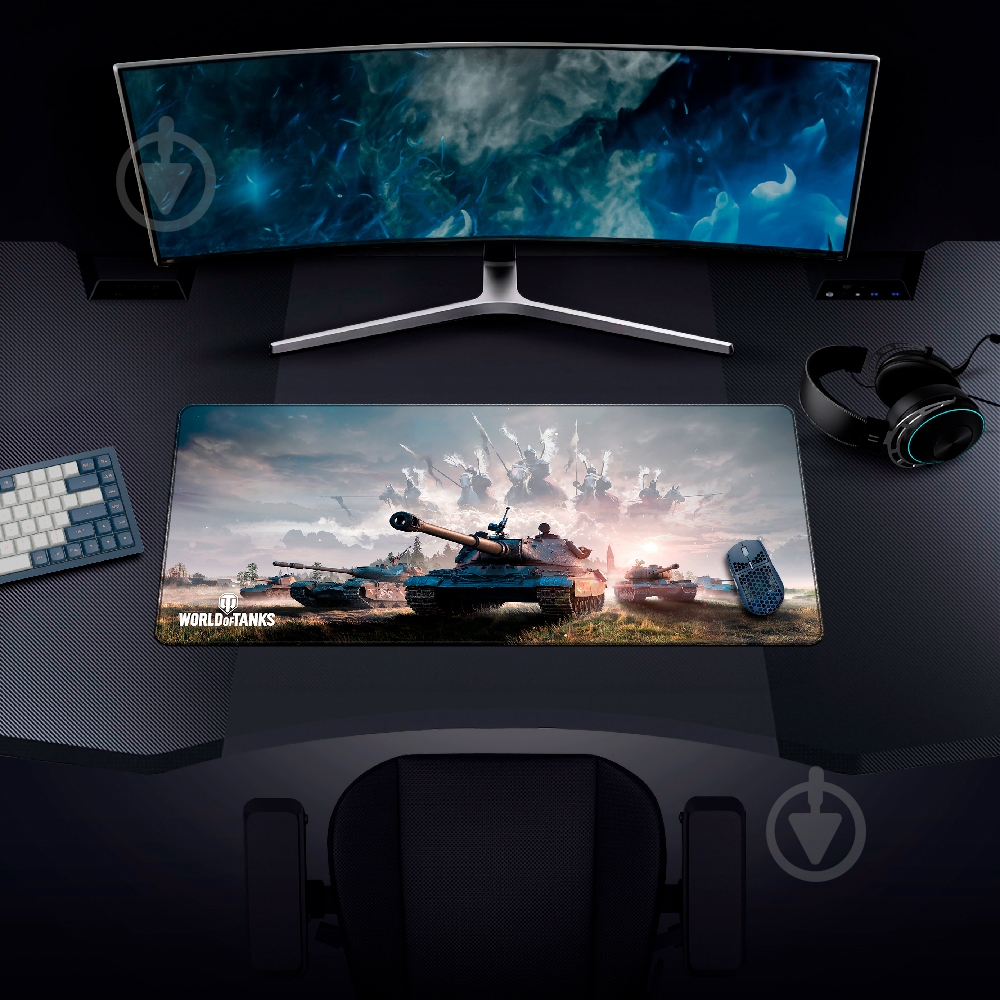 Коврик для мышки Wargaming World of Tanks The Winged Warriors XL Multicolored 42 x 90 см (FSWGMP_WINGWR_XL) - фото 7 Коврик для мышки Wargaming World of Tanks The Winged Warriors XL Multicolored 42 x 90 см (FSWGMP_WINGWR_XL) - фото 7