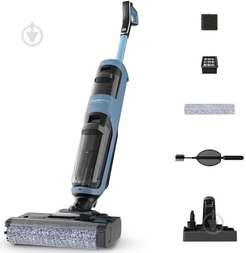Комплект Rowenta GZ2271E0 blue + RH5A31E0 black - фото 2 Комплект Rowenta GZ2271E0 blue + RH5A31E0 black - фото 2