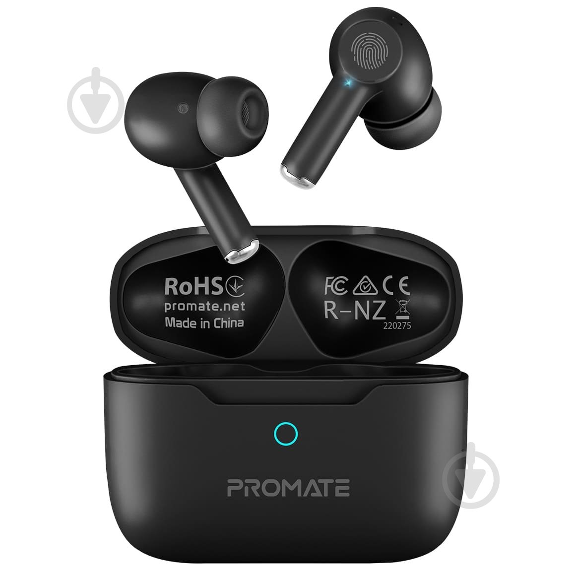Навушники Promate ProPods black (propods.black) - фото 1