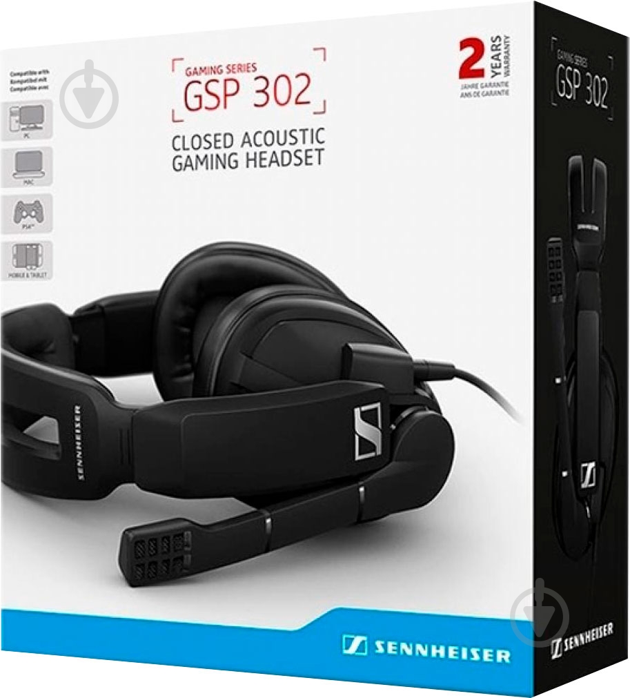 Гарнитура Sennheiser GSP 302 black (1000242) - фото 6