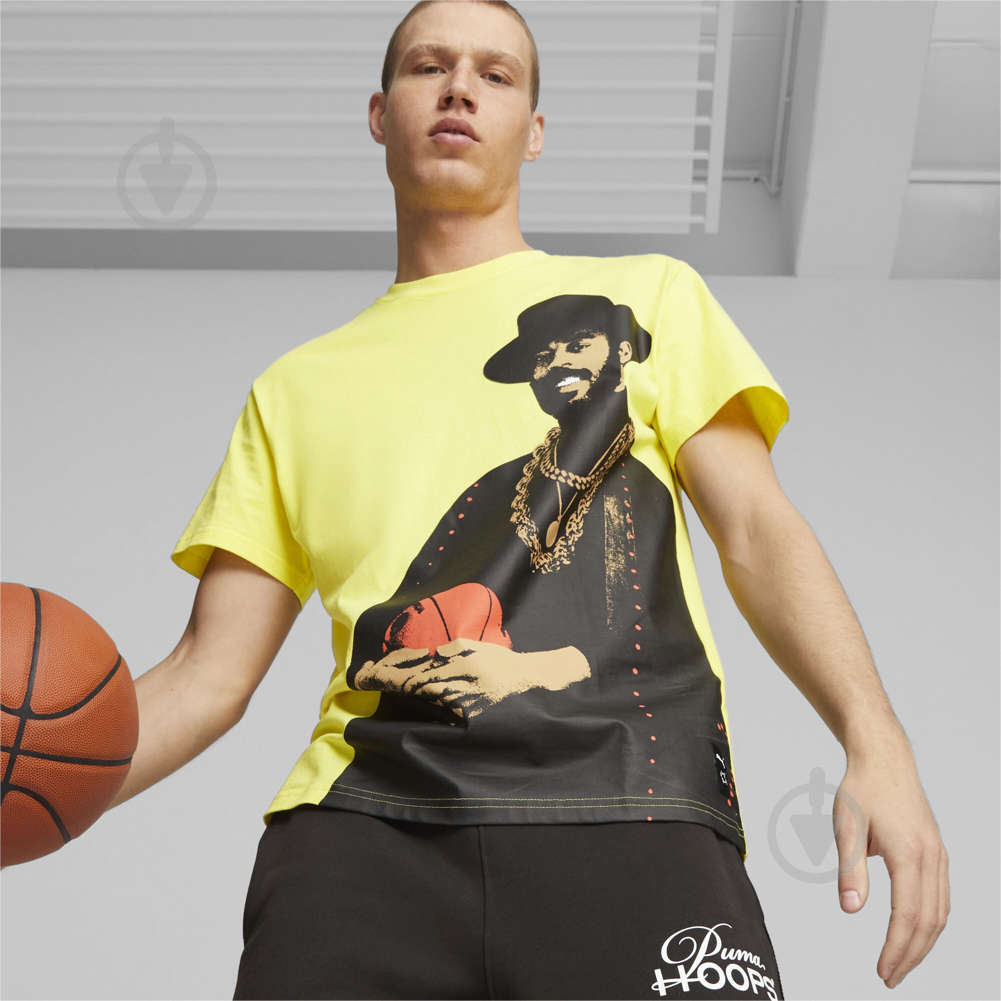Футболка Puma FRANCHISE Q4 GRAPHIC TEE 4 62202901 р.M желтый - фото 3