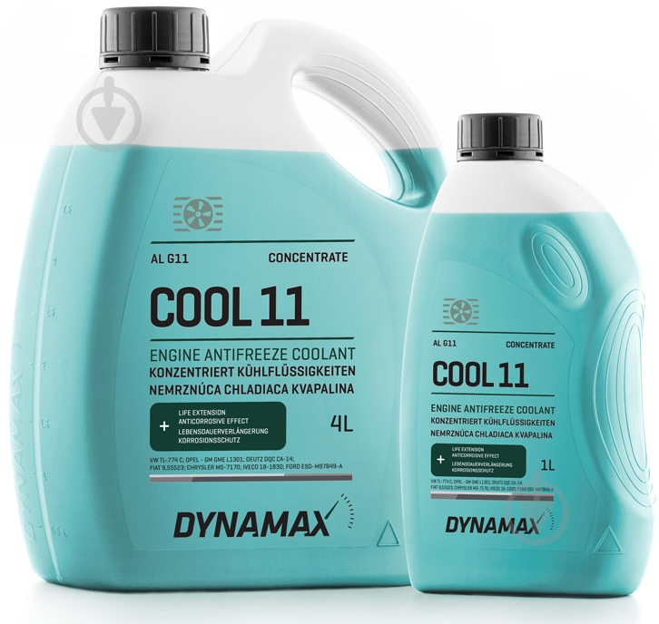Антифриз DYNAMAX Cool Al G11 G11 концентрат 1 л синий (61000) - фото 1