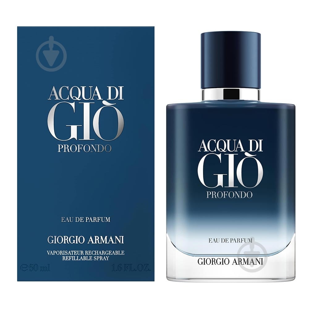 Парфюмированная вода Giorgio Armani Acqua Di Gio Profondo 50 мл - фото 1