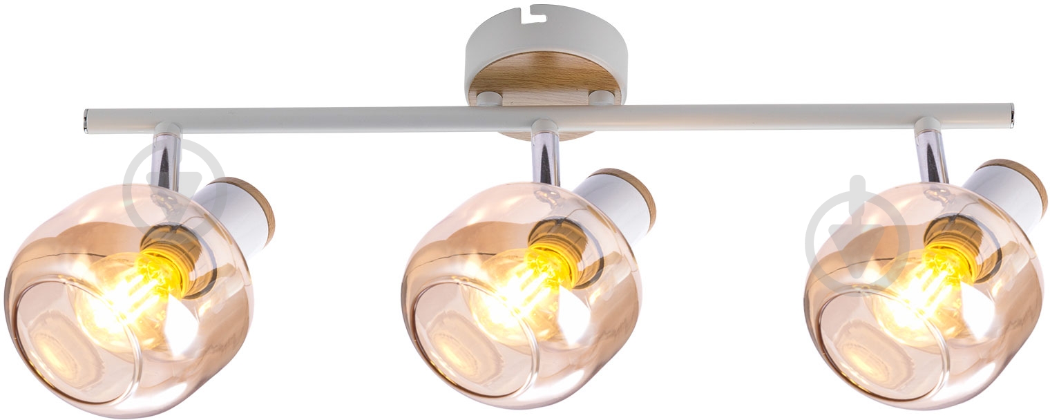 Спот Accento lighting 3x40 Вт E14 бурштиновий ALIN-Scandinavia-3 - фото 1
