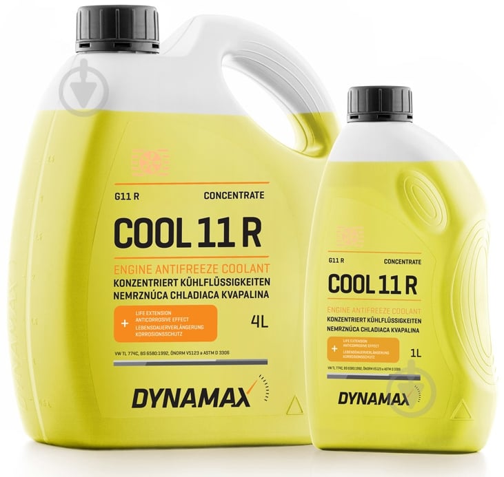 Антифриз DYNAMAX Cool G11 R G11 концентрат 1 л желтый (61003) - фото 1