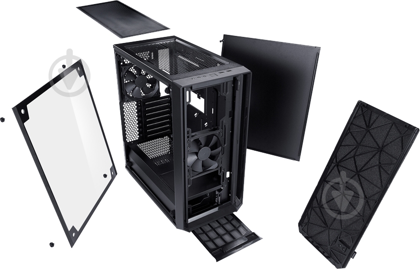 Корпус Fractal Design Meshify C – TG Black (FD-CA-MESH-C-BKO-TGL) - фото 19 Корпус Fractal Design Meshify C – TG Black (FD-CA-MESH-C-BKO-TGL) - фото 19