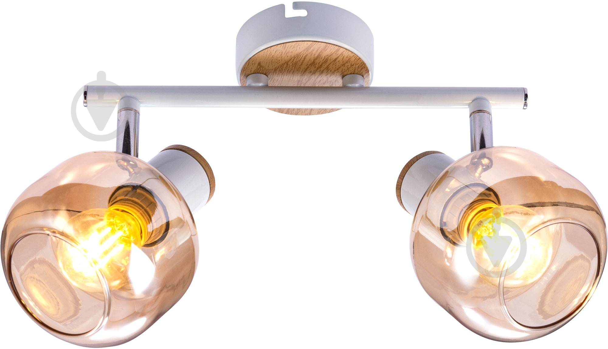 Спот Accento lighting 2x40 Вт E14 янтарный ALIN-Scandinavia-2 - фото 1 Спот Accento lighting 2x40 Вт E14 янтарный ALIN-Scandinavia-2 - фото 1