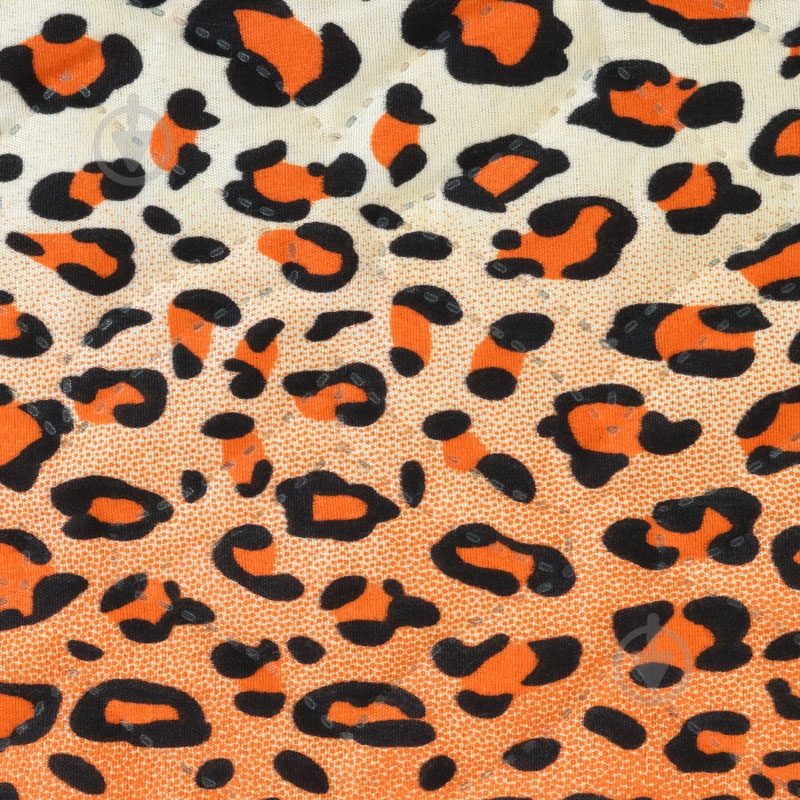 Покрывало Леопард 160x215 см оранжевый с черным - фото 2 Покрывало Леопард 160x215 см оранжевый с черным - фото 2