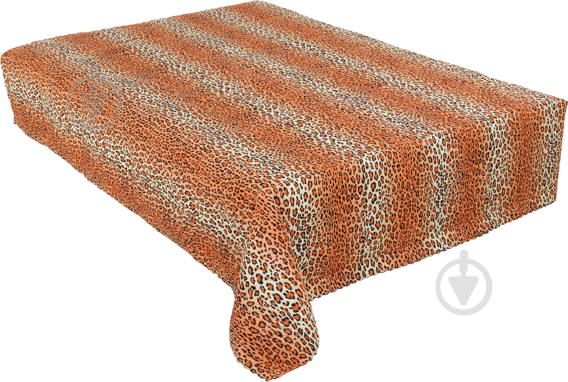 Покрывало Леопард 160x215 см оранжевый с черным - фото 1 Покрывало Леопард 160x215 см оранжевый с черным - фото 1