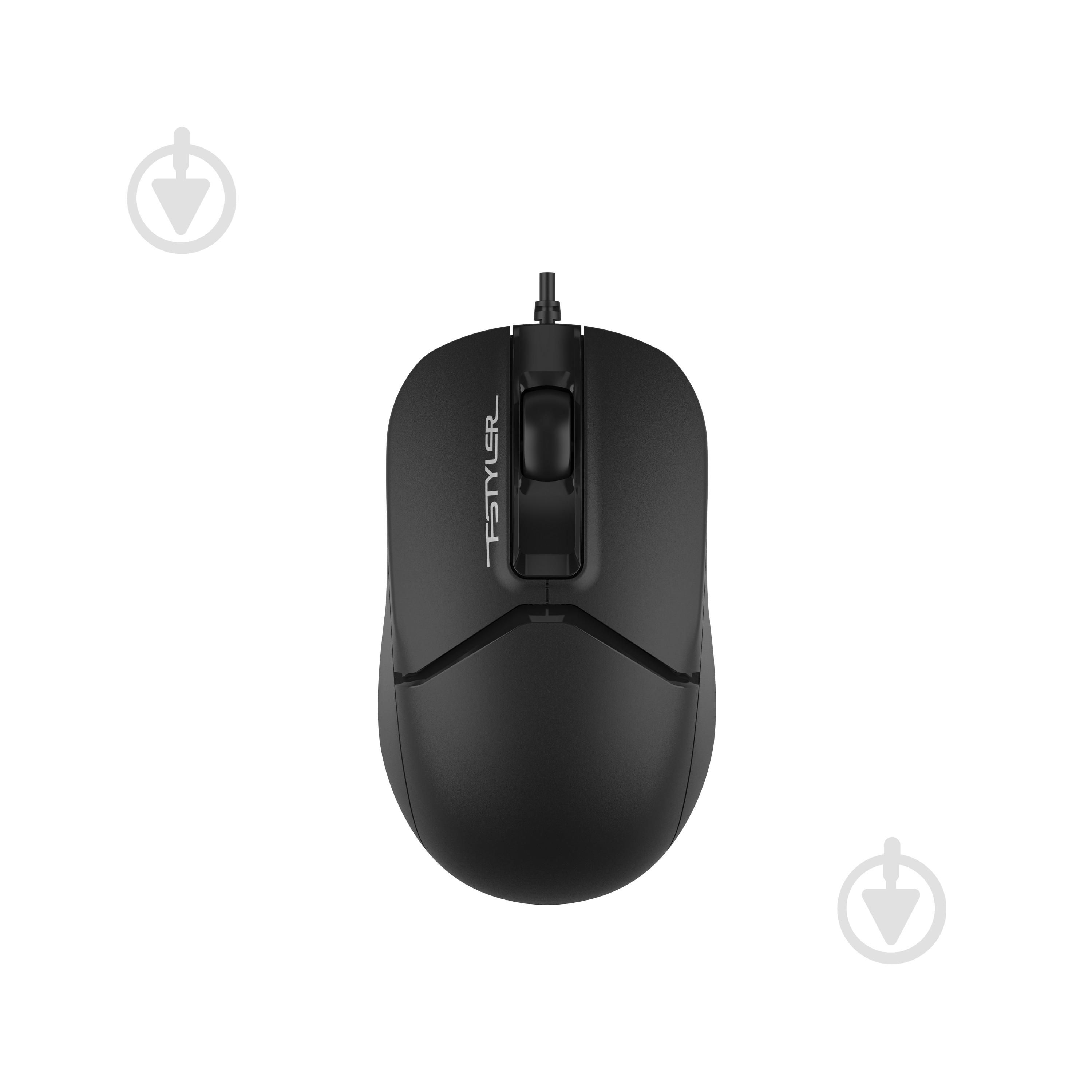 Мышка A4Tech USB 1200 dpi black (FM12T) - фото 1