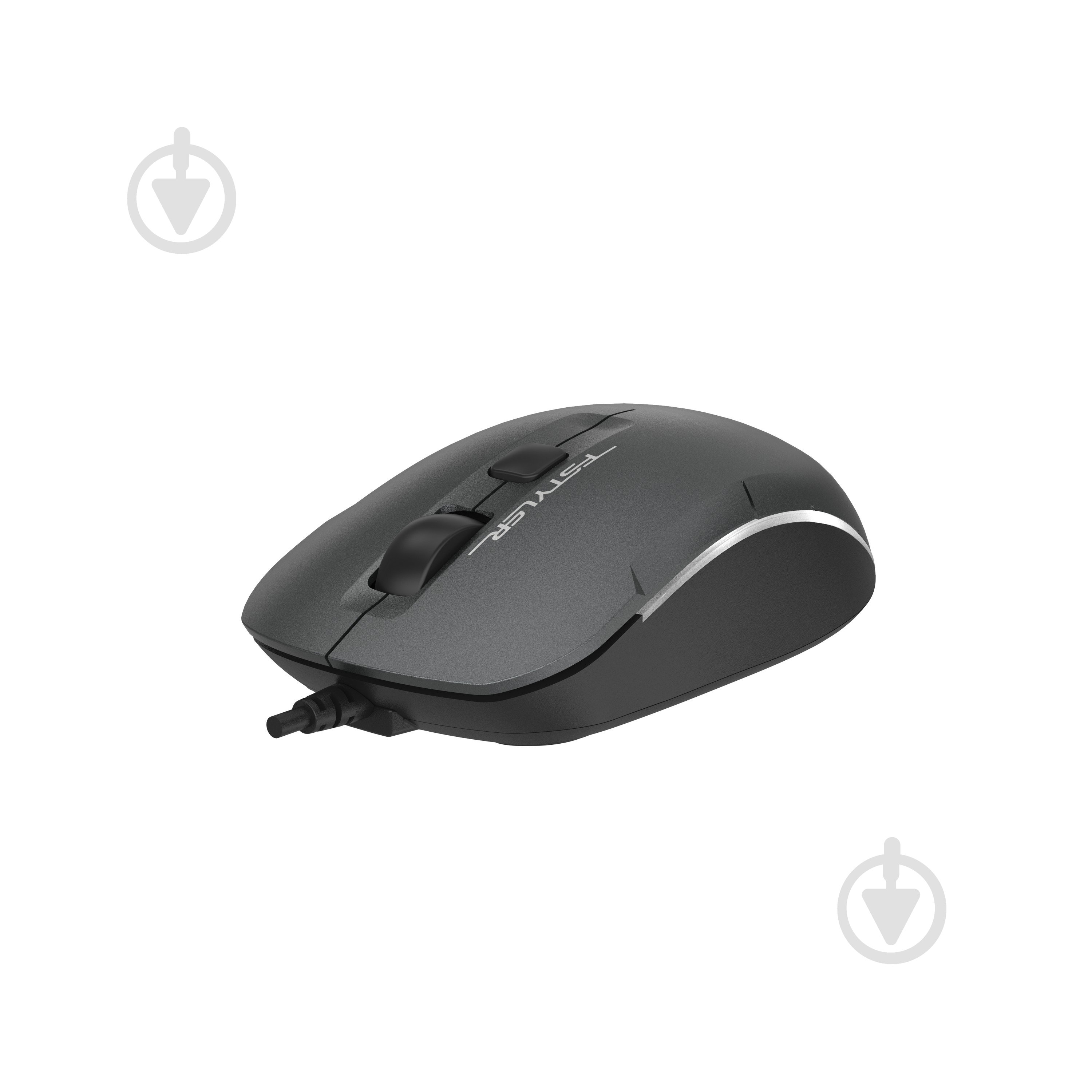 Мишка A4Tech біле підсвічування, USB, 1600 dpi dark grey (FM26) - фото 2