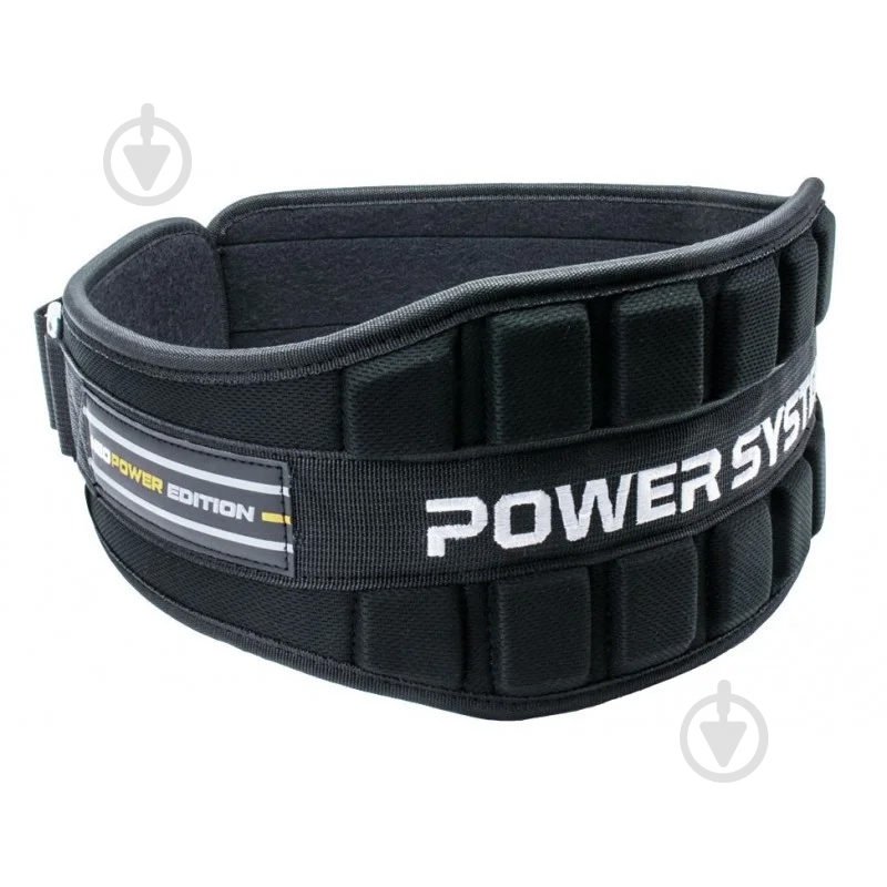 Пояс для важкої атлетики Power System PS_3230_S_Bl/Yellow S чорно-жовтий - фото 1