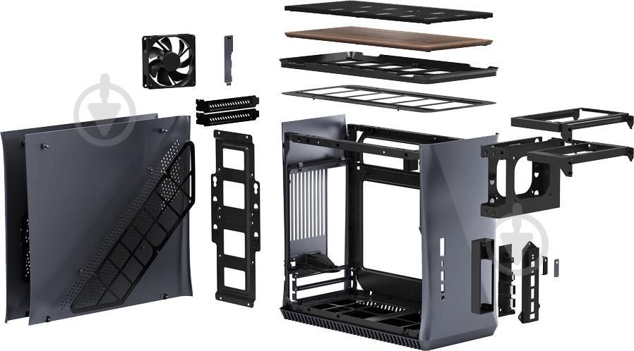 Корпус Fractal Design ERA Titanium Gray Walnut (FD-CA-ERA-ITX-GY) - фото 23 Корпус Fractal Design ERA Titanium Gray Walnut (FD-CA-ERA-ITX-GY) - фото 23
