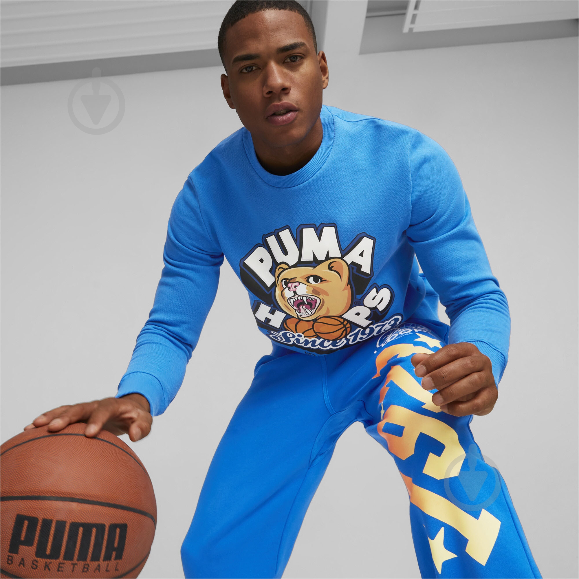 Свитшот Puma DYLAN CREW 62205501 р.S синий - фото 3 Свитшот Puma DYLAN CREW 62205501 р.S синий - фото 3