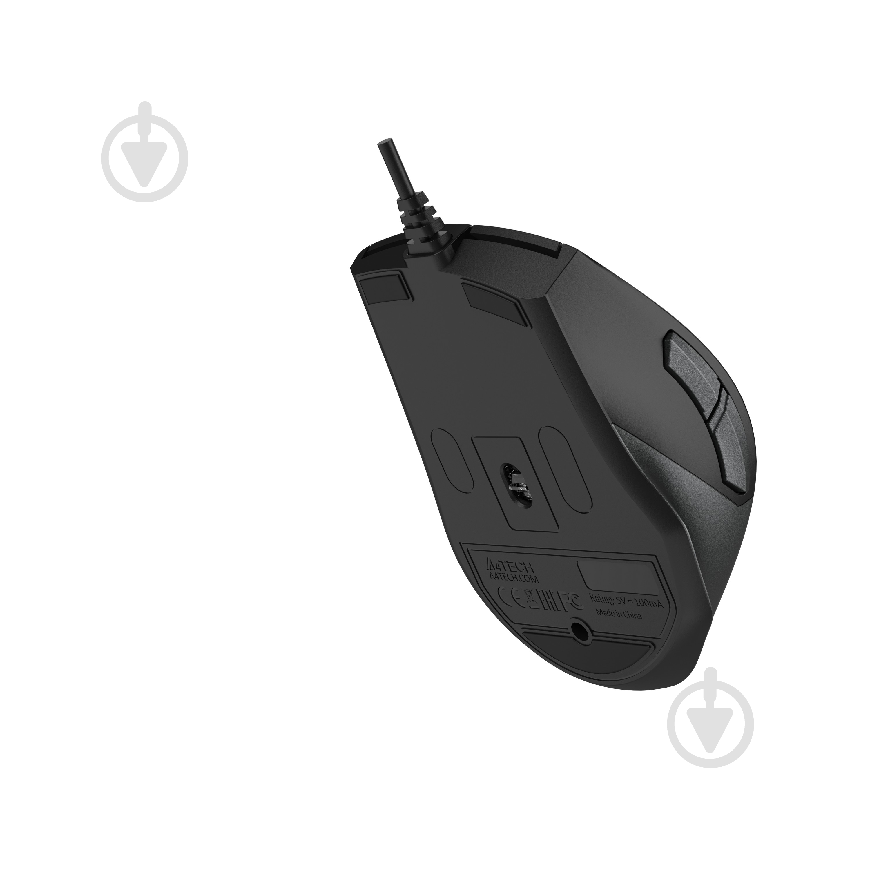 Мишка A4Tech безшумна, USB, 2400 dpi black/grey (FM45S Air) - фото 6 Мишка A4Tech безшумна, USB, 2400 dpi black/grey (FM45S Air) - фото 6