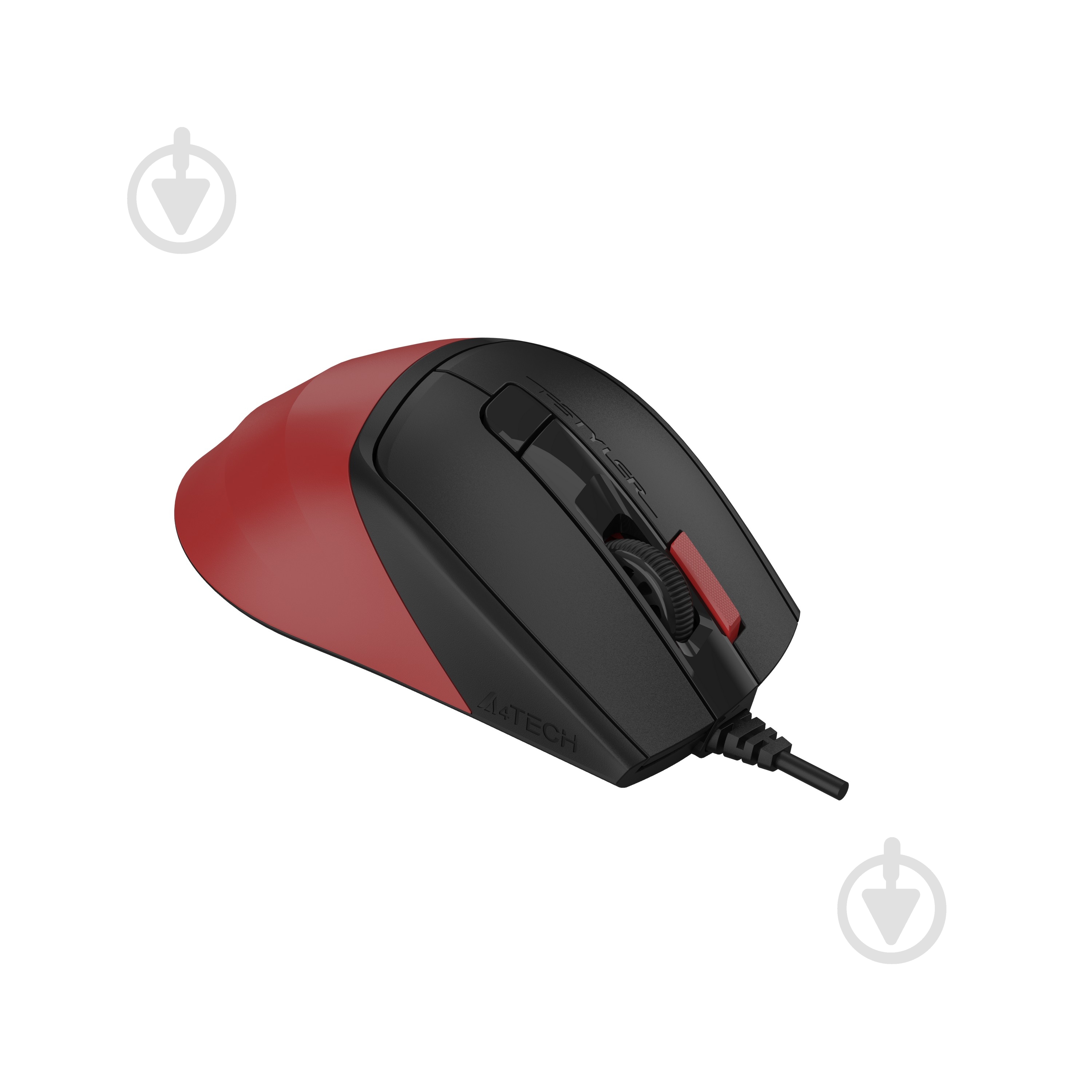 Мышка A4Tech мышь, гарантийный талон black/red (FM45S Air) - фото 2