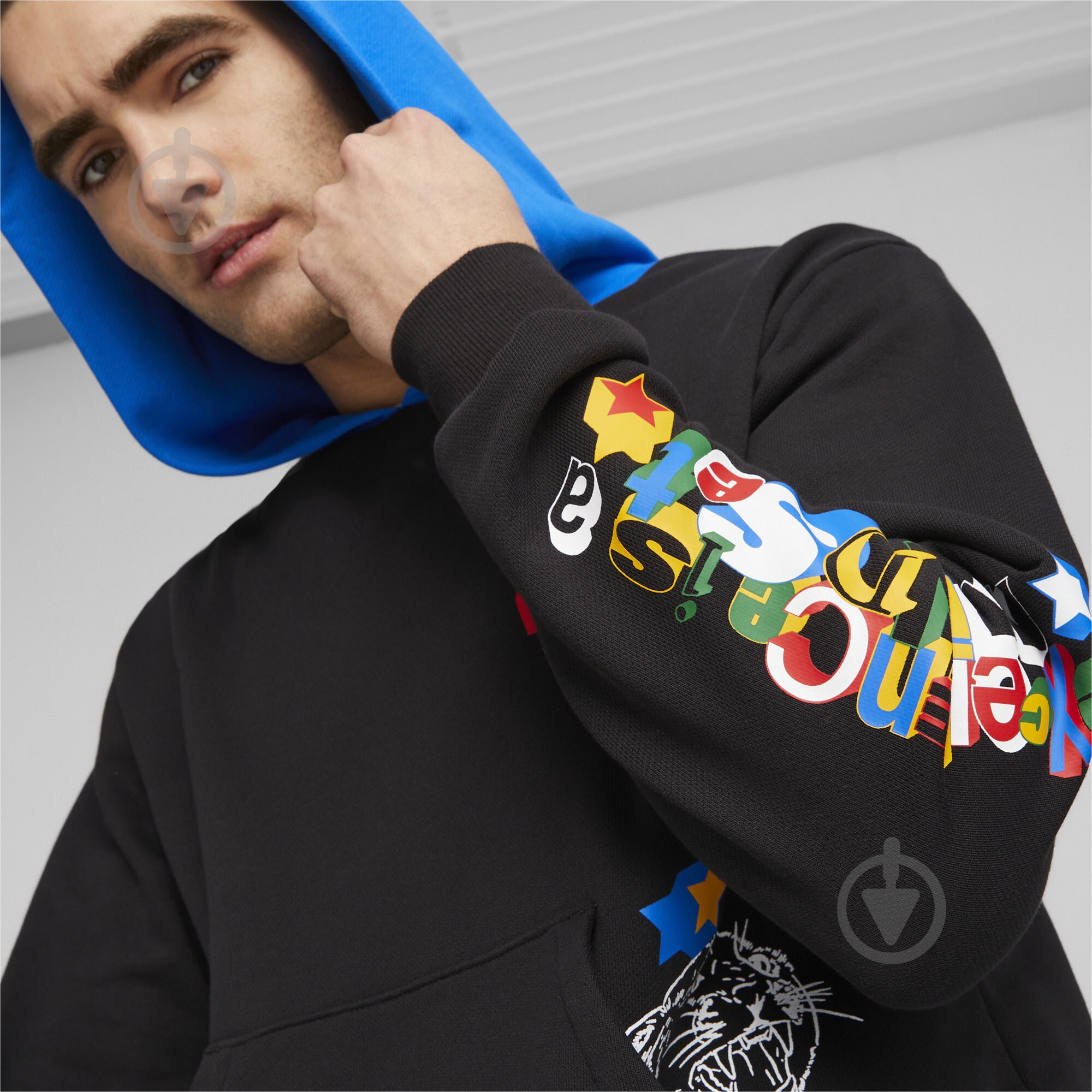 Джемпер Puma TRASH TALK HOODIE 1 62206701 р.S чорний - фото 3