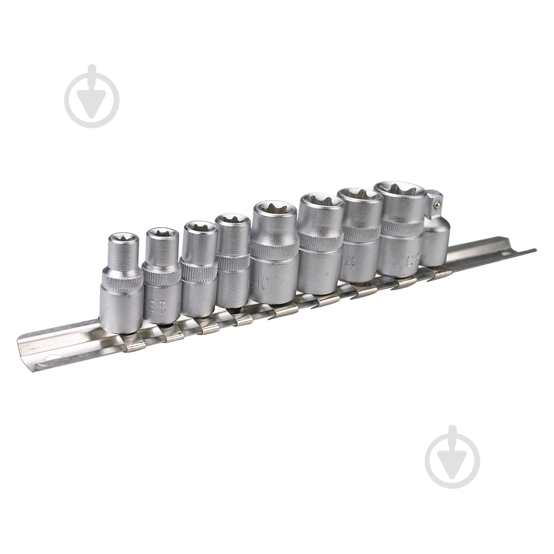 Набор головок Topex 9 шт. 39d375 - фото 1