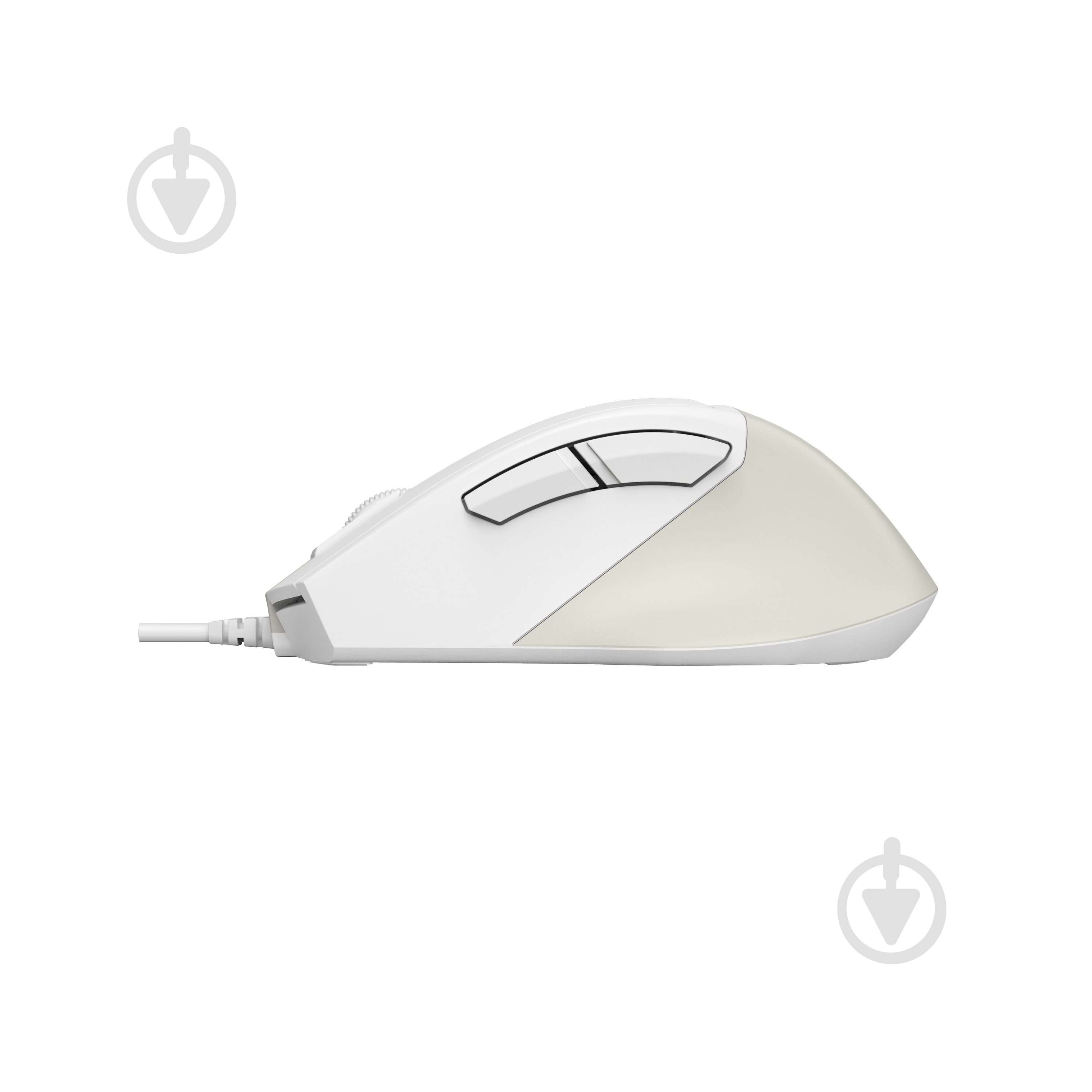 Мышка A4Tech бесшумная, USB, 2400 dpi, beige white (FM45S Air) - фото 4 Мышка A4Tech бесшумная, USB, 2400 dpi, beige white (FM45S Air) - фото 4