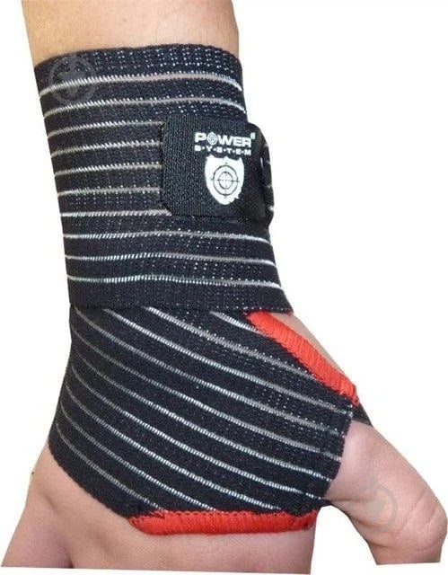 Бинт еластичний Power System Elastic Wrist Support PS-6000 р. універсальний чорний - фото 4