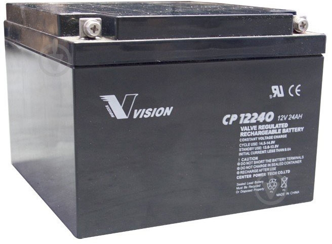 Батарея Vision CP 12V 24Ah CP12240E-X - фото 1 Батарея Vision CP 12V 24Ah CP12240E-X - фото 1