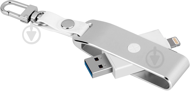 Кардридер MOMAX Elite lightning card reader (CL1S) silver - фото 1