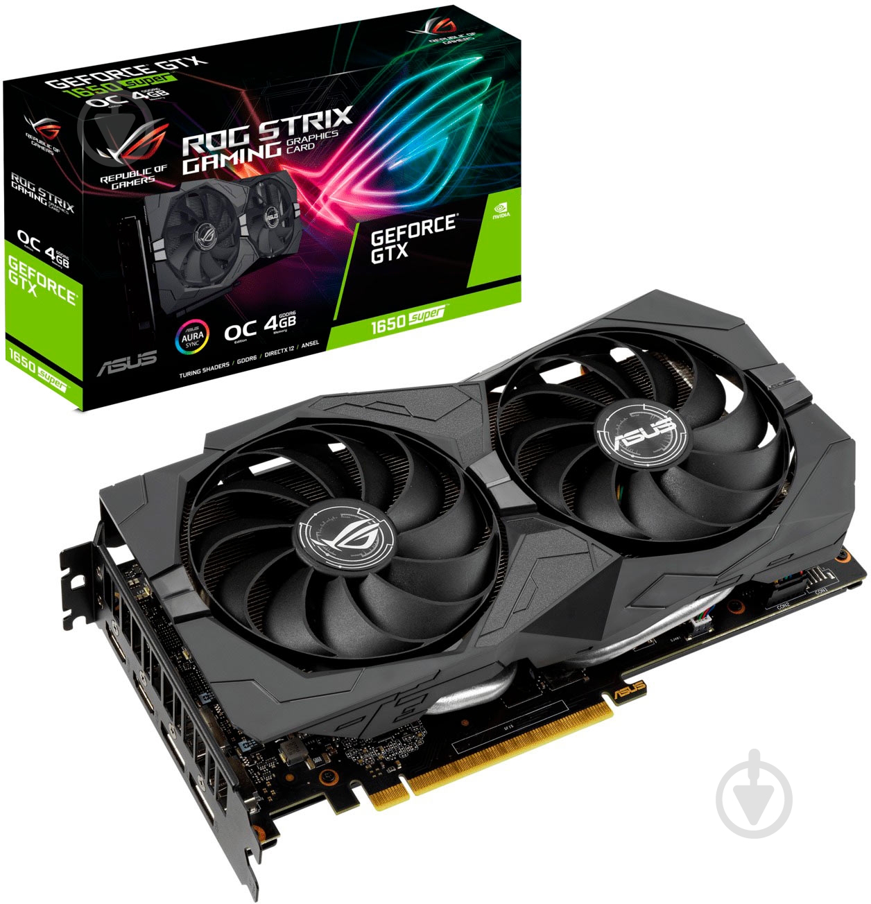 ᐉ Видеокарта Asus GeForce GTX 1650 SUPER 4GB GDDR6 128bit (STRIX